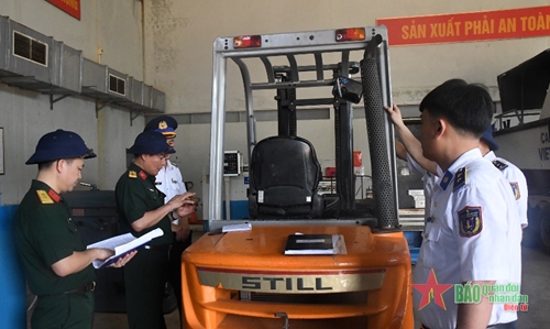 Bộ Quốc phòng thanh tra an toàn vệ sinh lao động tại Vùng Cảnh sát biển 2
